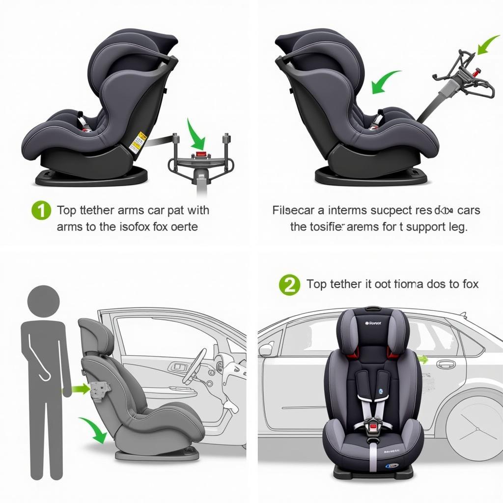 Installation eines Römer Britax Isofix Kindersitzes