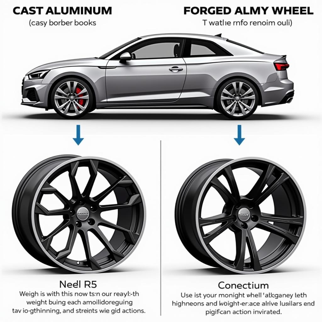 Vergleich von Aluminium- und Schmiedefelgen für den Audi RS5