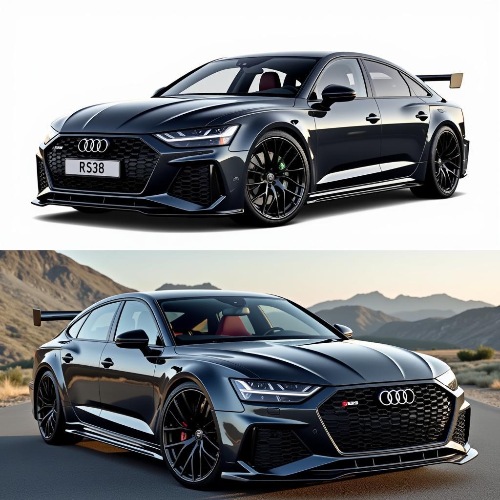 Der aktuelle Audi RS6 C8 mit seinem modernen und aggressiven Design.