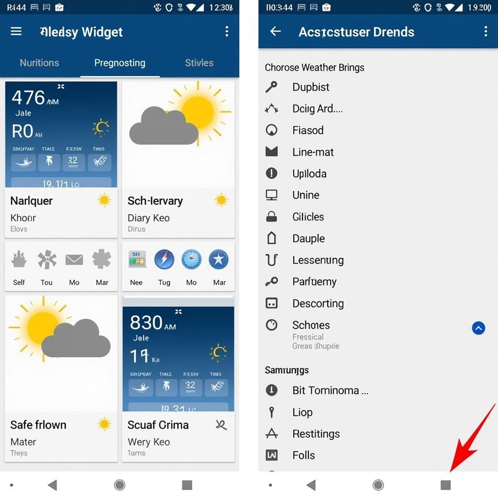 Design des Samsung Wetter Widgets anpassen