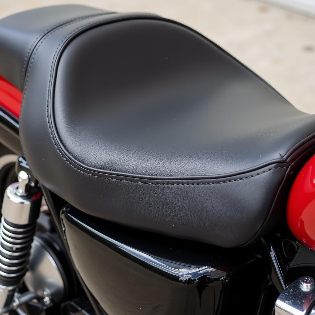Professionell abgepolsterte Motorrad-Sitzbank