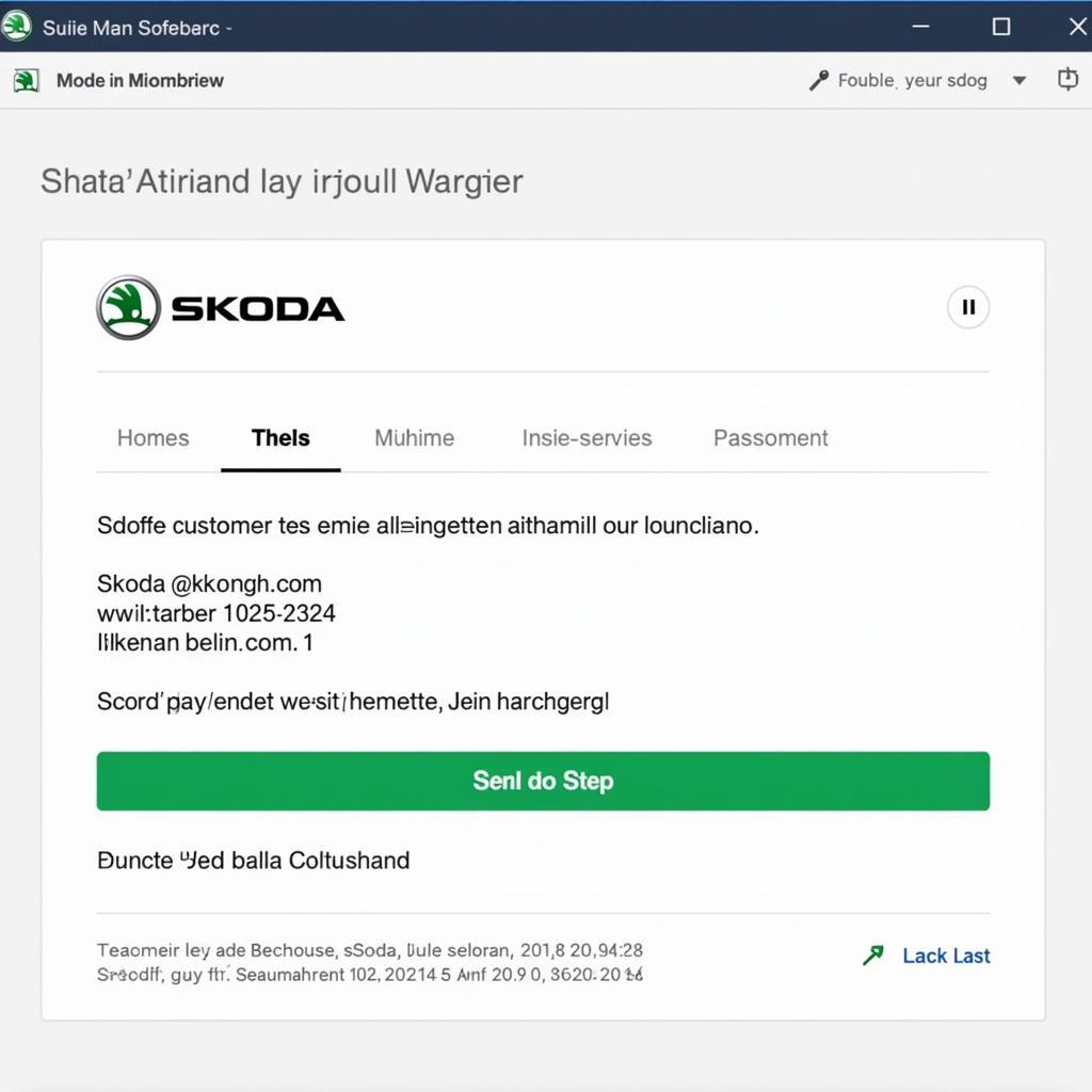 Skoda Kundenservice E-Mail Adresse in Deutschland