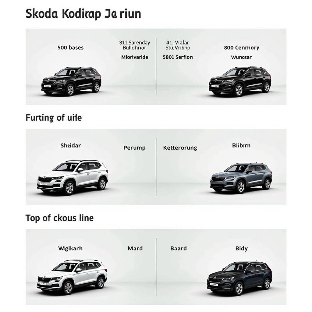 Skoda Kodiaq Ausstattungsvarianten