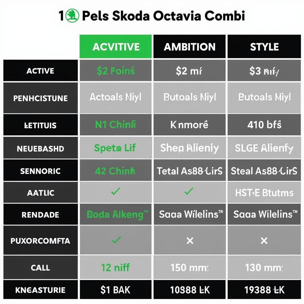 Skoda Octavia Combi Konfigurator Ausstattungslinien