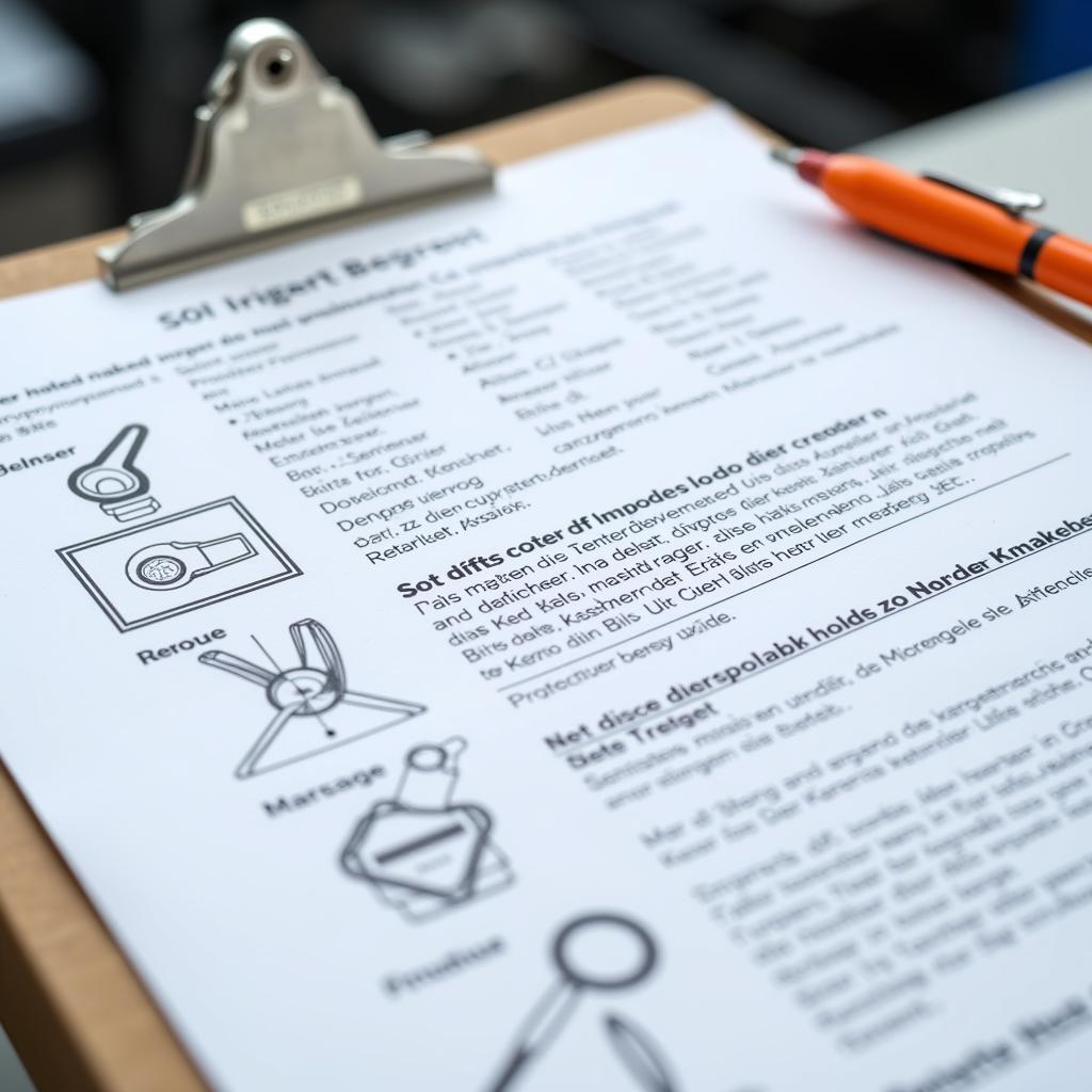 Beispiel für eine SOP Dokumentation in Kleve