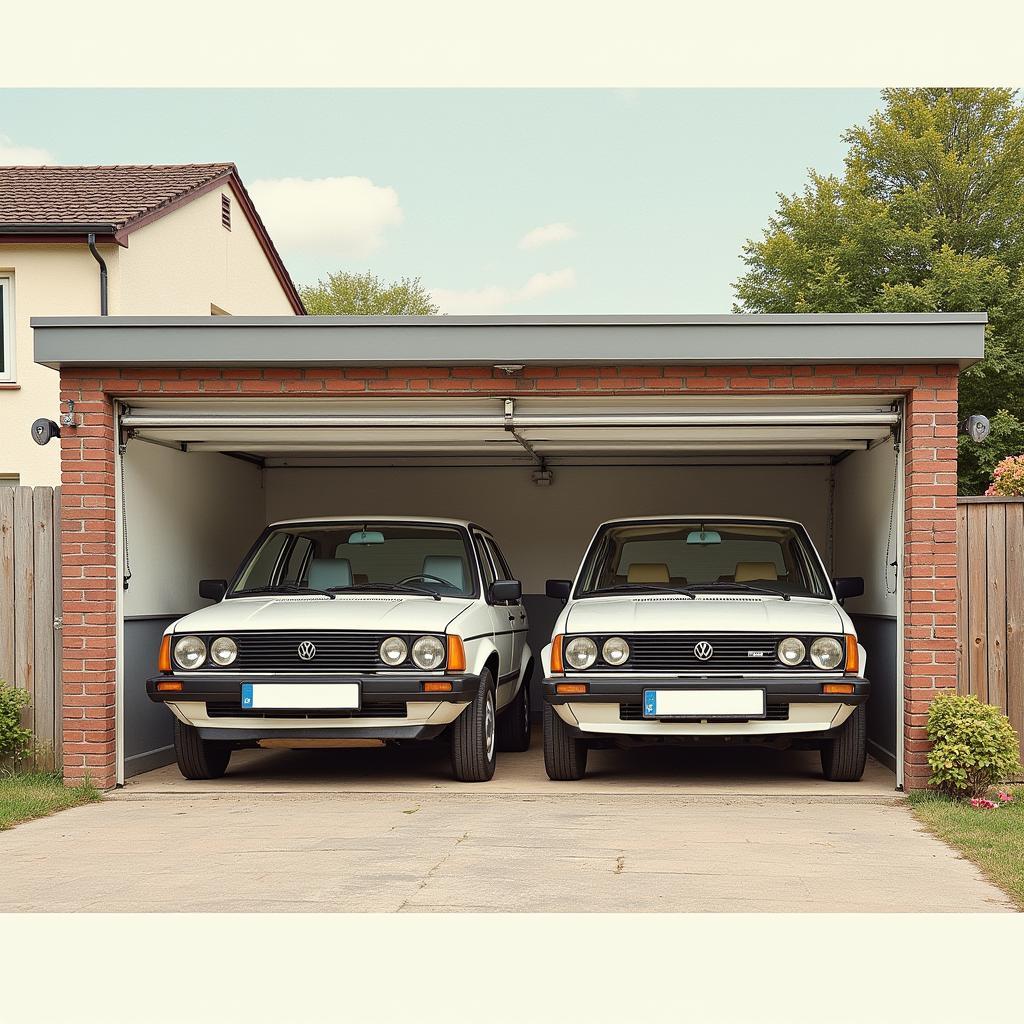 Standard Garage Maße 1980 Beispiel