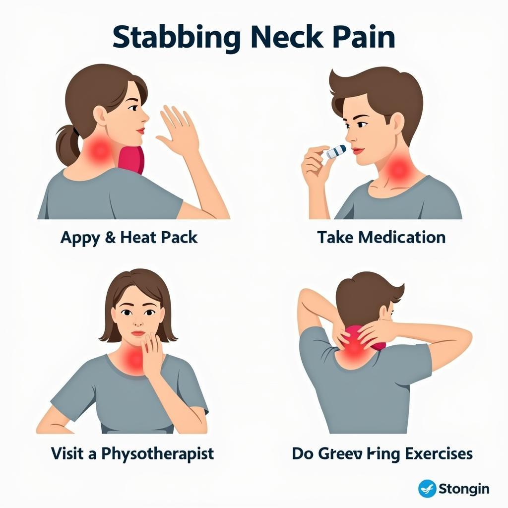 Behandlungsmethoden bei stechenden Nackenschmerzen