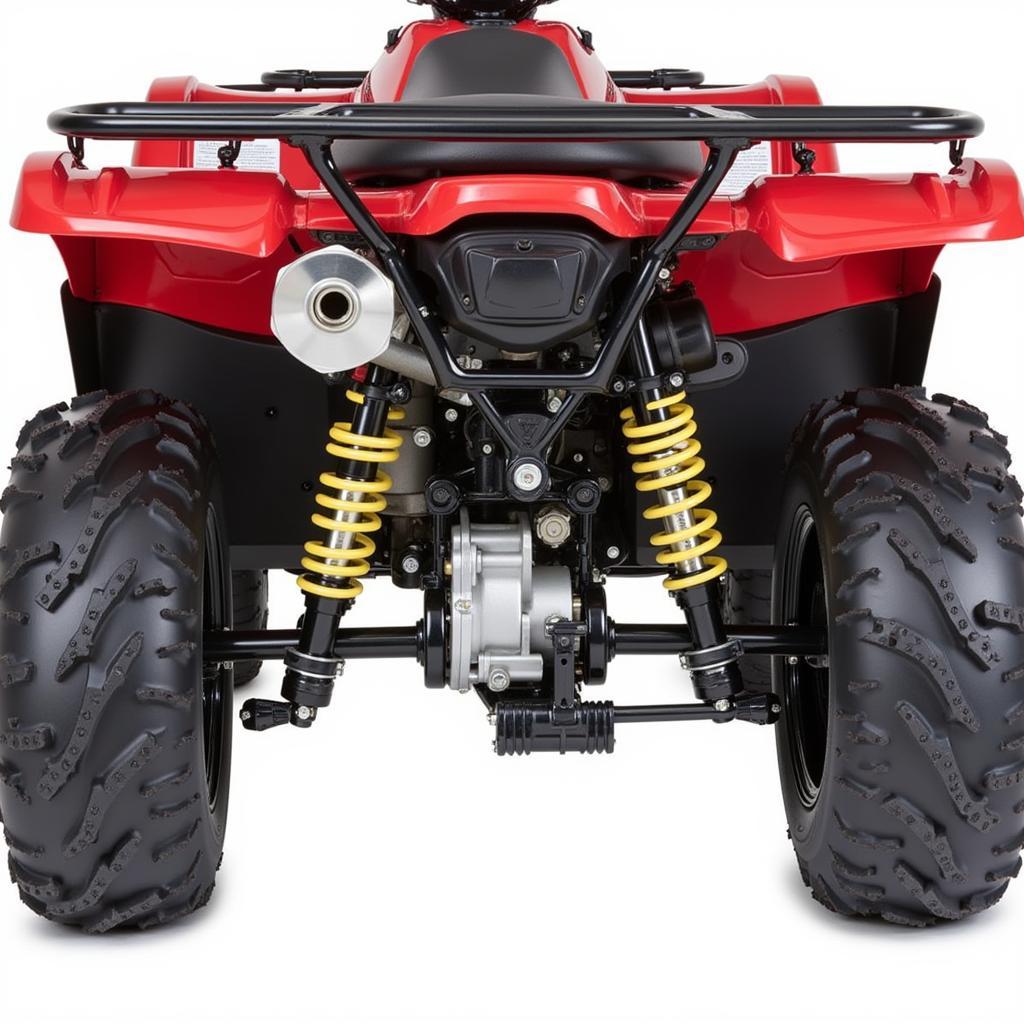 Fahrwerk des Suzuki ATV 750 KingQuad