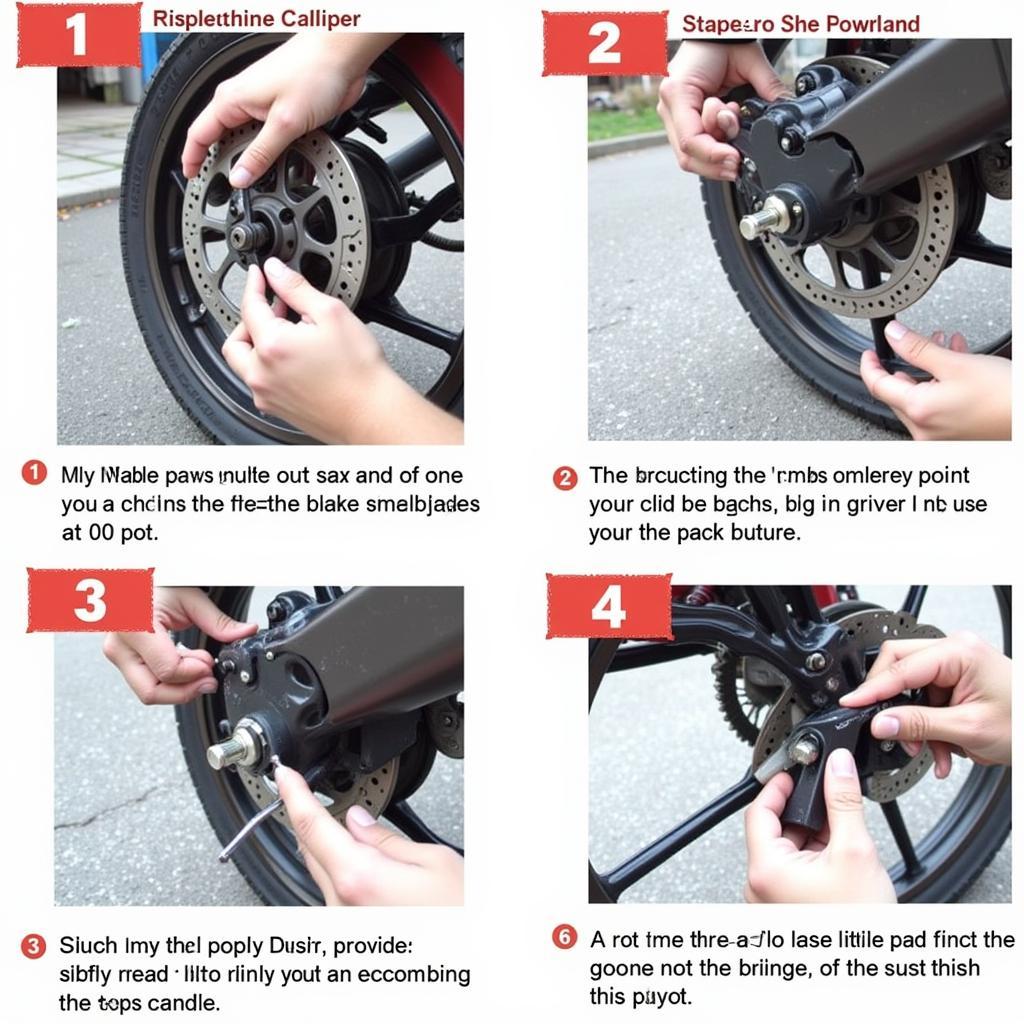 Suzuki Inazuma 250 Reparatur Bremsen:  Anleitung zum Wechseln der Bremsbeläge.