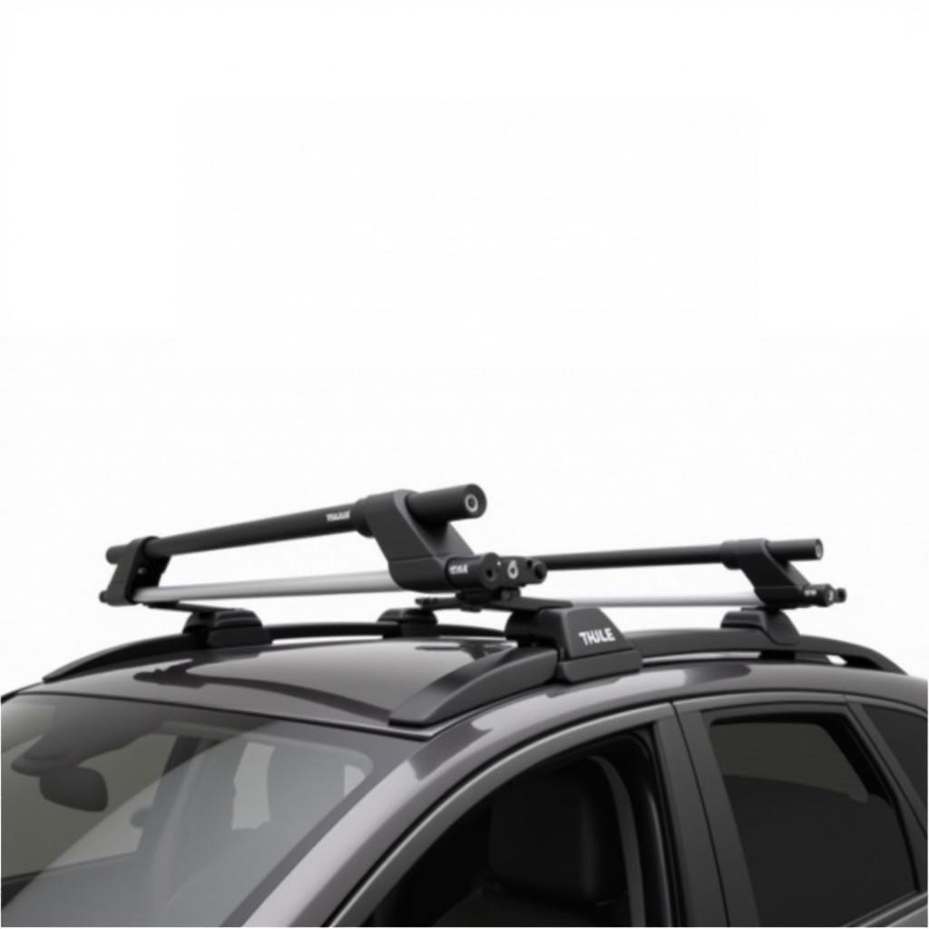 Thule WingBar Evo montiert auf einem Autodach