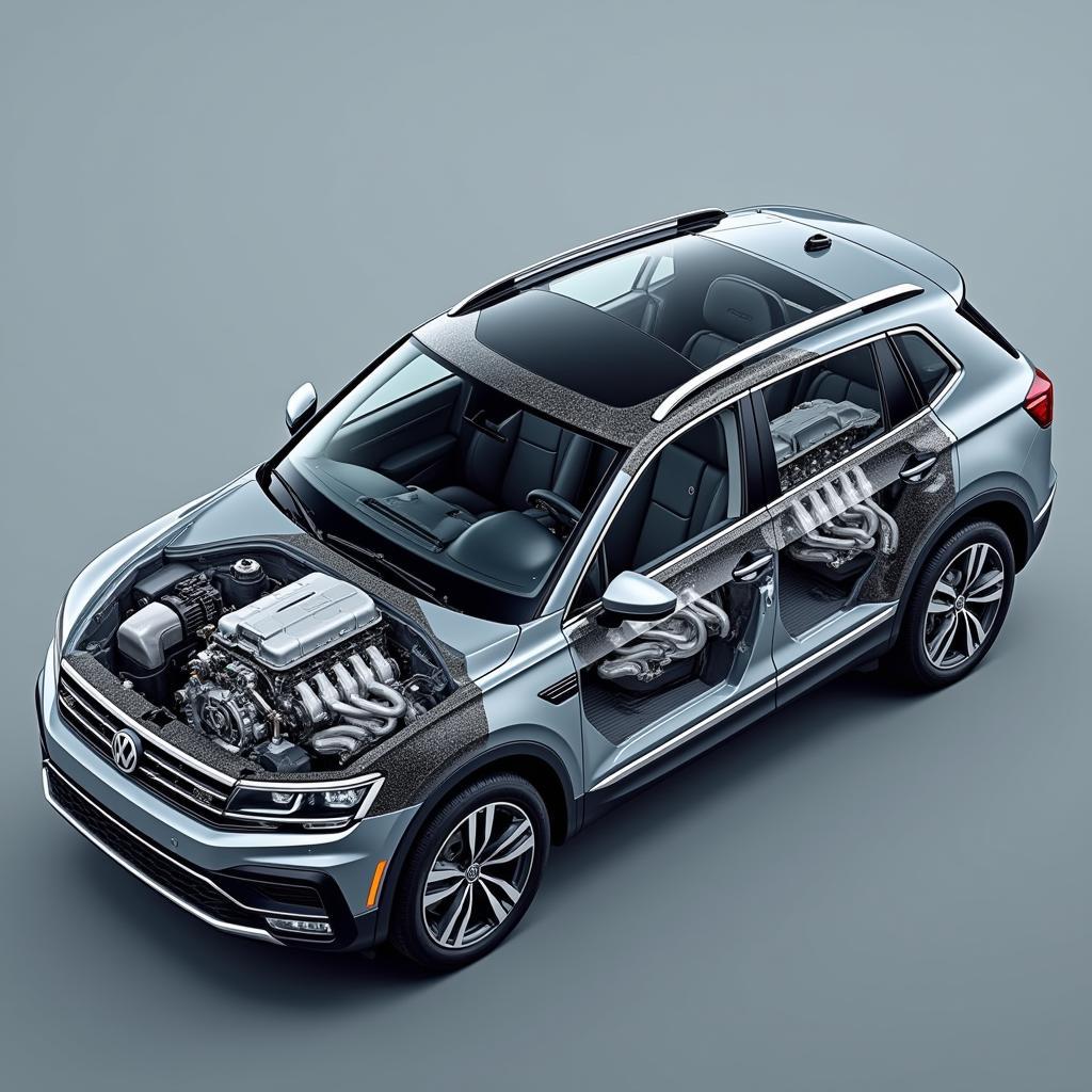 VW Tiguan 2024 Hybrid Motor