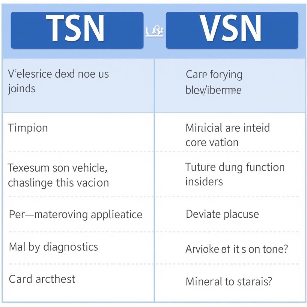 TSN vs. VSN Vergleich