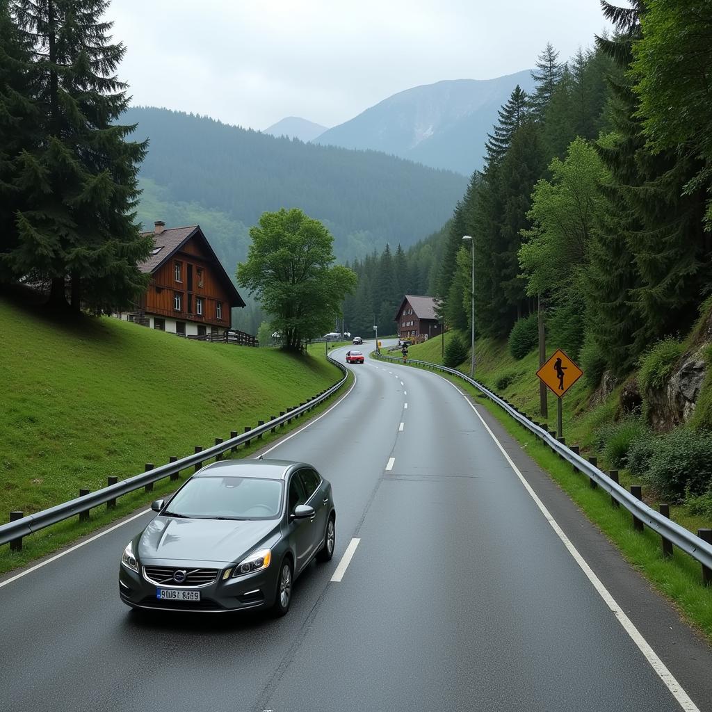 Vorausschauende Fahrweise in Baiersbronn