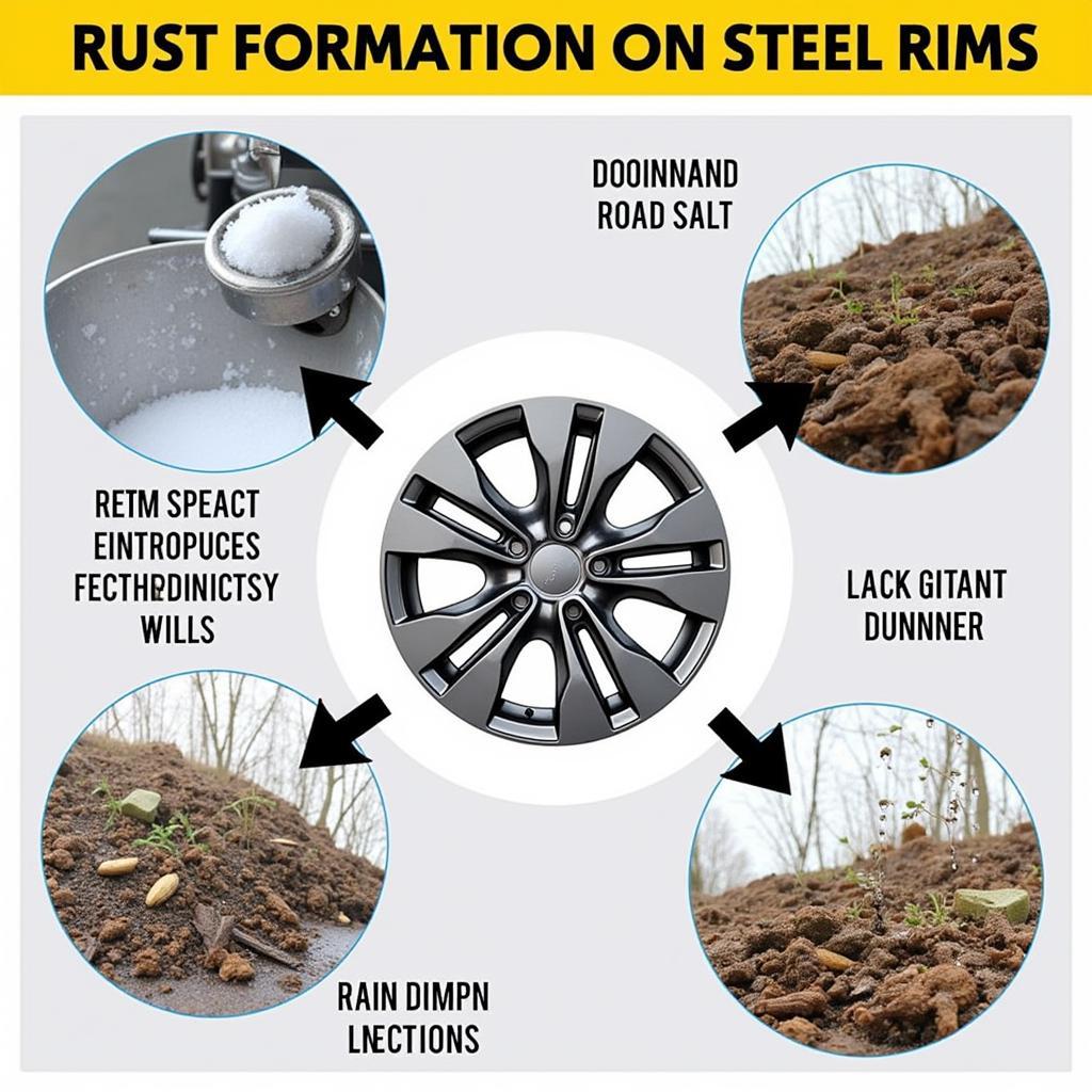 Die häufigsten Ursachen für Rost an Stahlfelgen