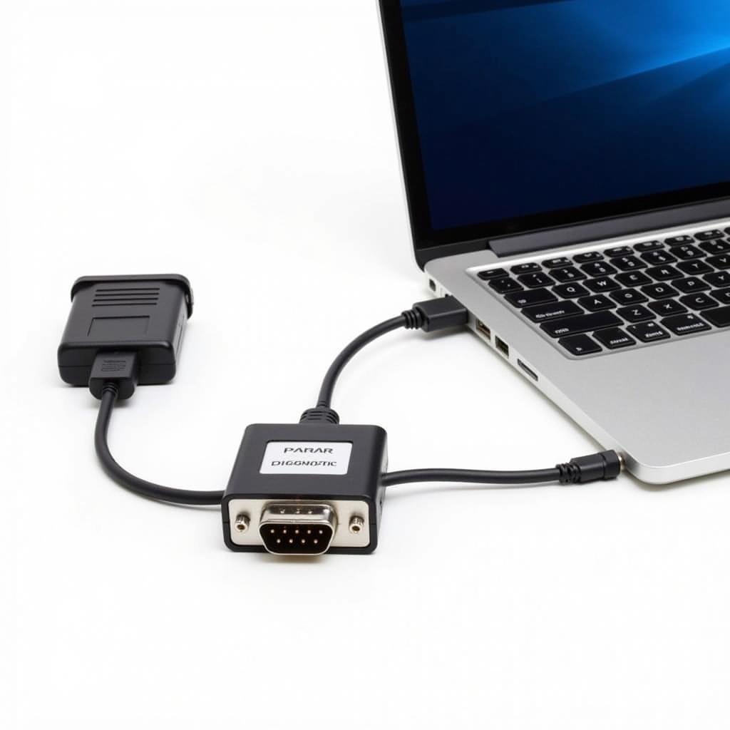 USB COM Port Anschluss an ein Diagnosegerät