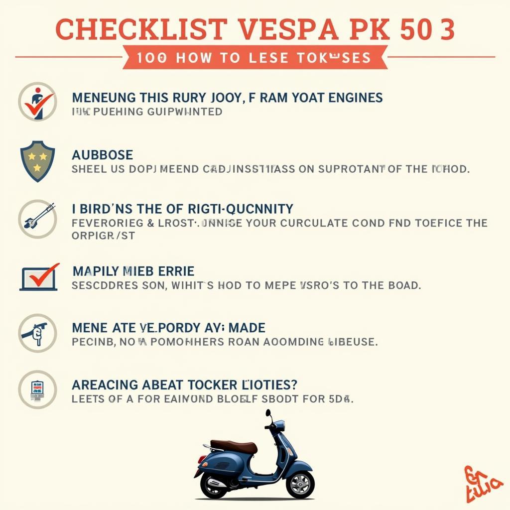 Vespa PK 50 Kaufberatung Checkliste