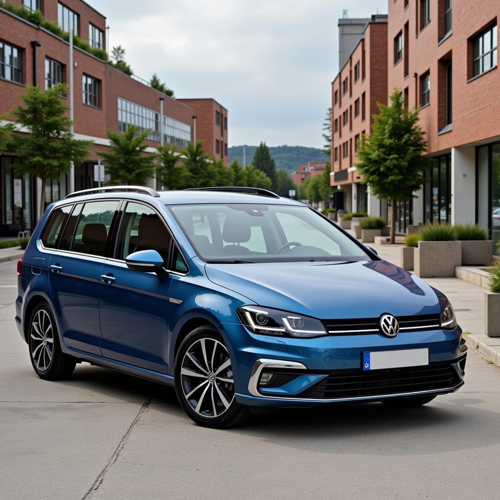 Außenansicht des Volkswagen Golf Sportsvan Highline 2020