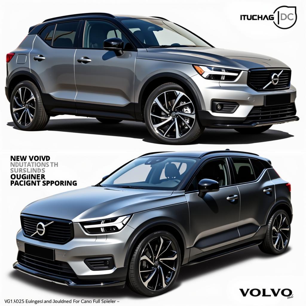 Volvo XC40 mit neuen Felgen, Spoilern und Folierung