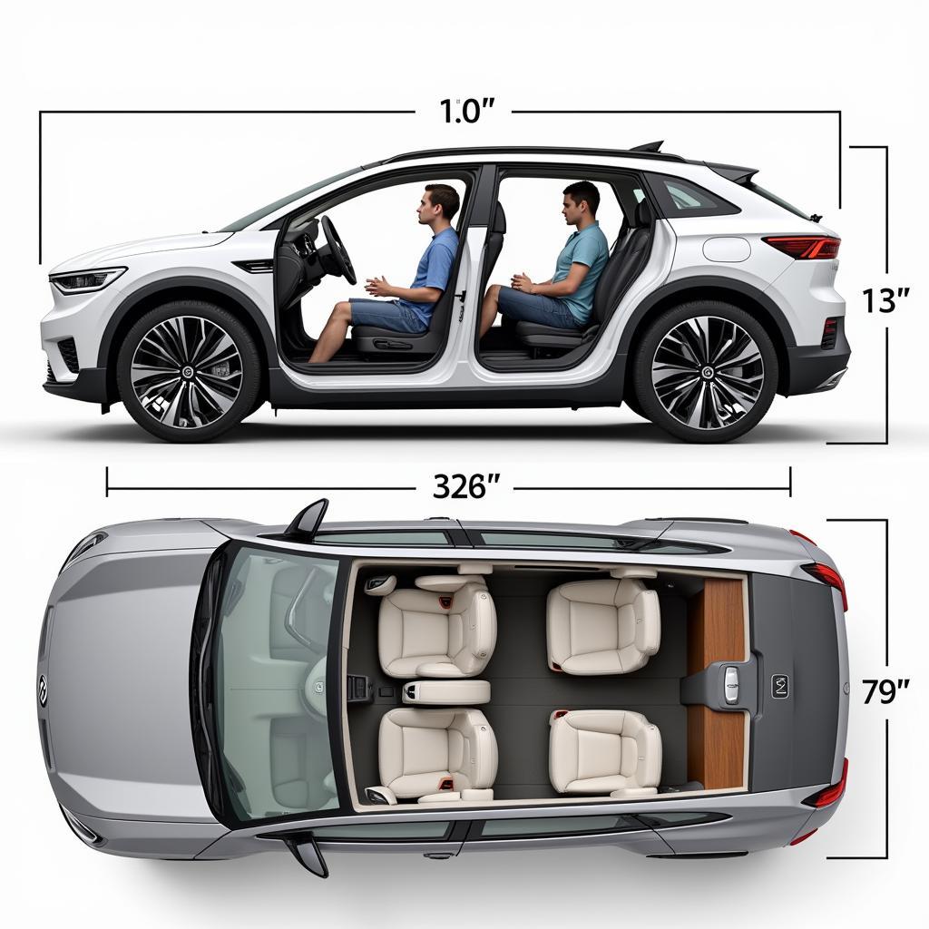 VW ID.4 Innenraum Maße