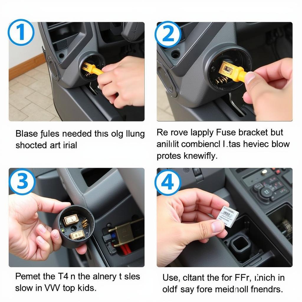 VW T4 Durchgebrannte Sicherung Ersetzen