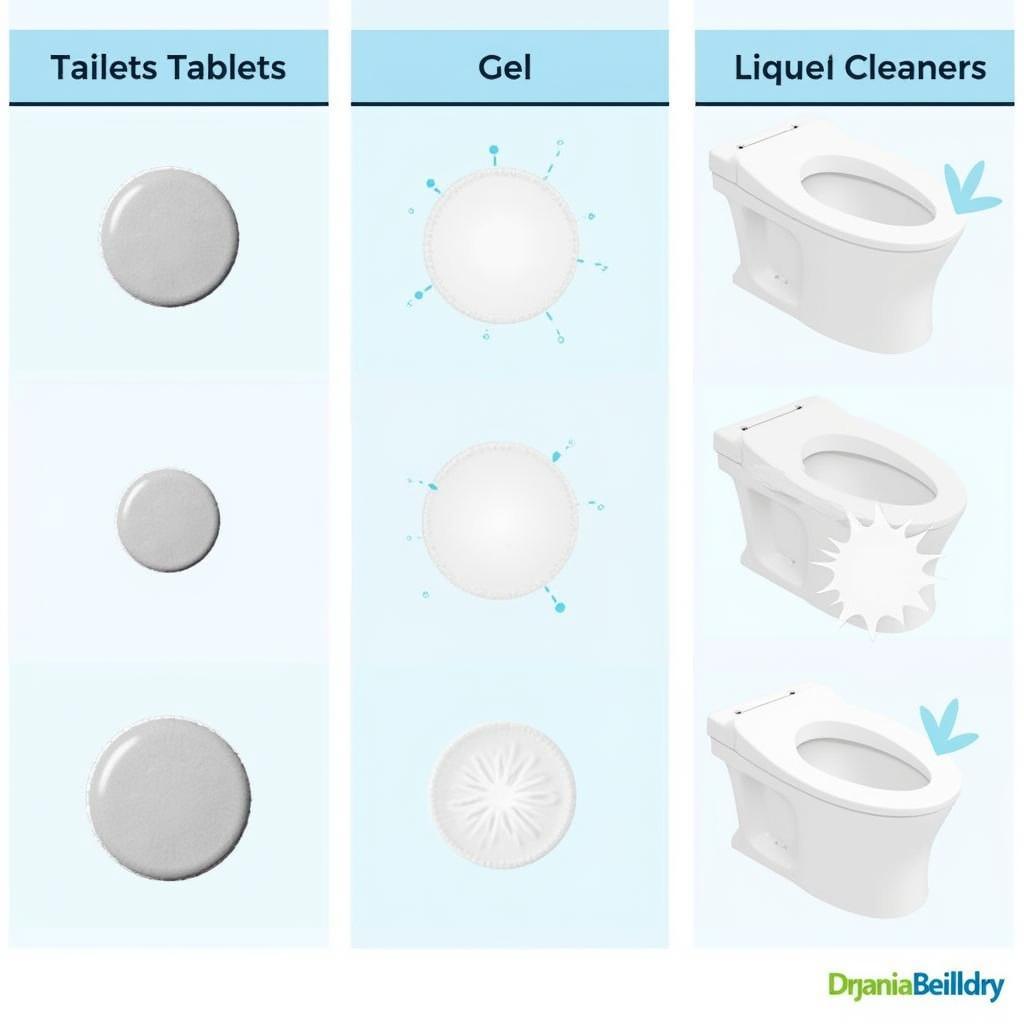 WC-Stein Vergleich: Tabs, Gel und Flüssigreiniger im Vergleich.