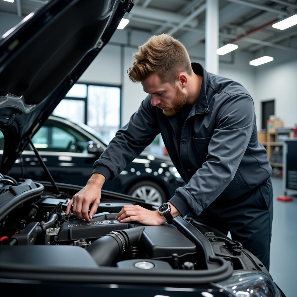 Werkstatt in NRW führt Reparatur durch