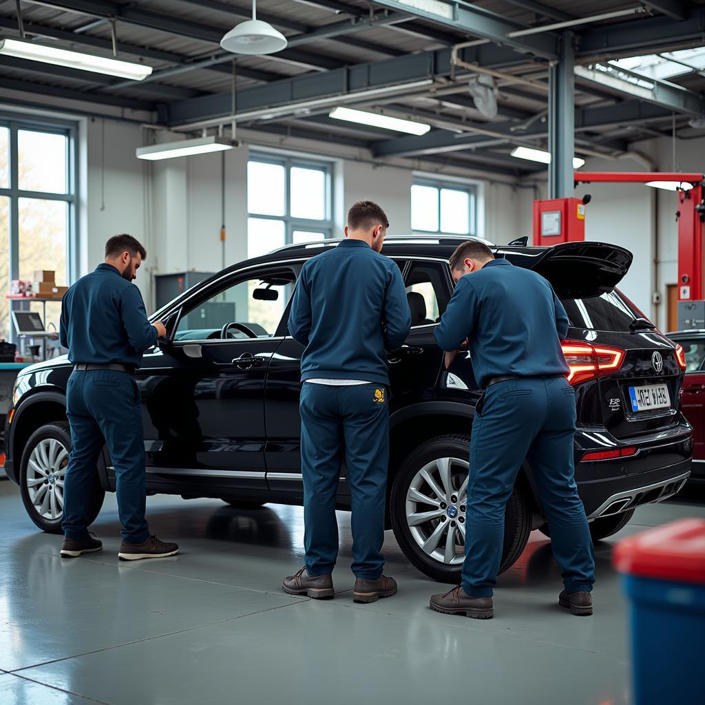 Autoreparatur und Service in einer Nürnberger Werkstatt