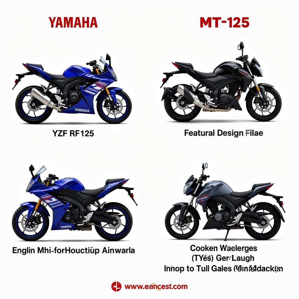 Vergleich der Yamaha YZF-R125 und MT-125