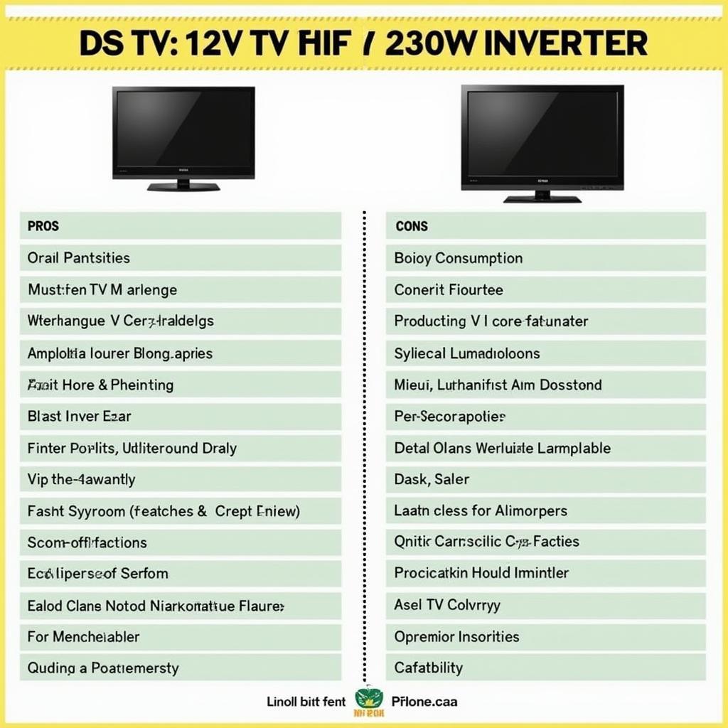 Vergleich 12V TV und 230V TV mit Inverter