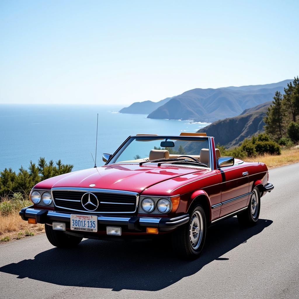 Elegantes Design des 1980 Benz SL