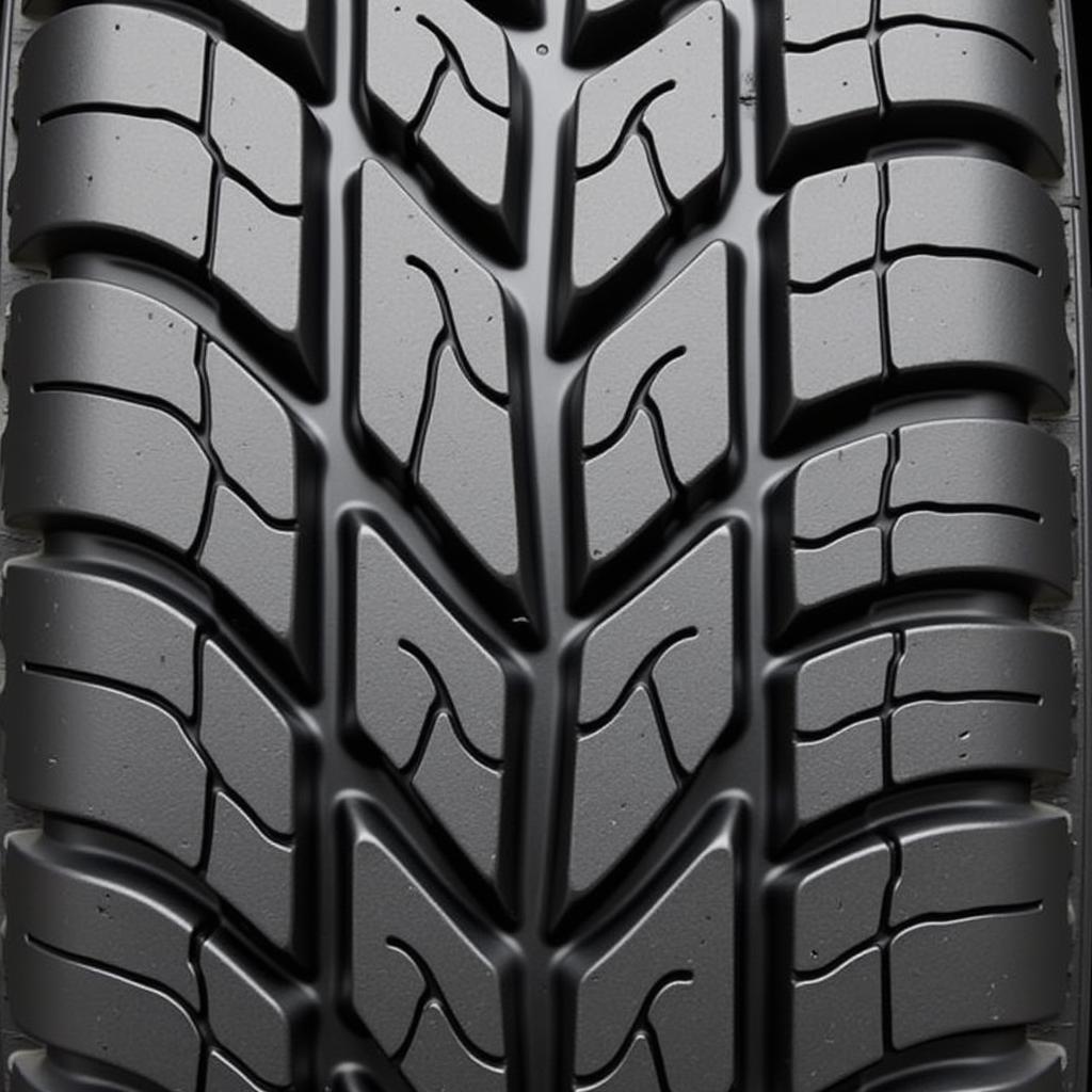 Profil eines 235 35 R19 Semi Slick Reifens