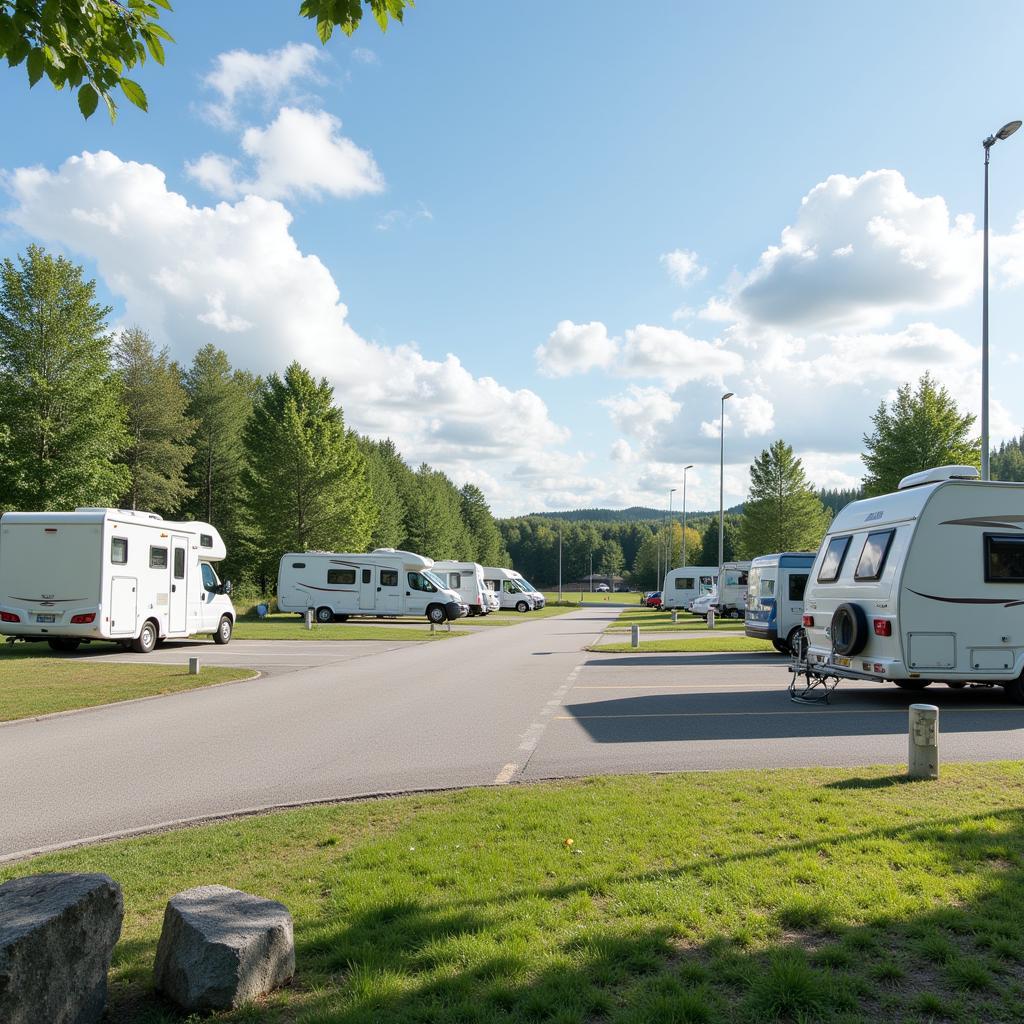 Campingplatz Infrastruktur am Nürburgring