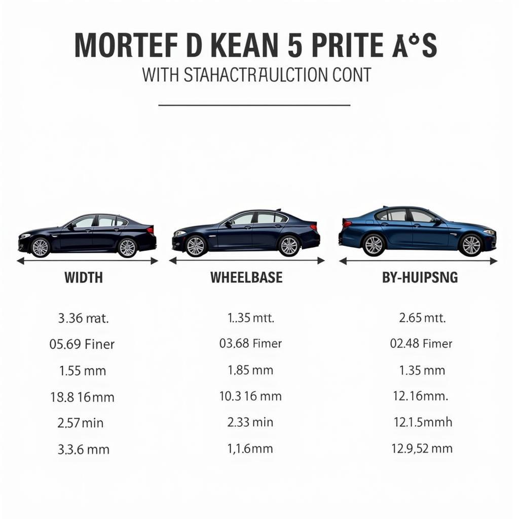 Vergleich verschiedener 5er BMW Breiten