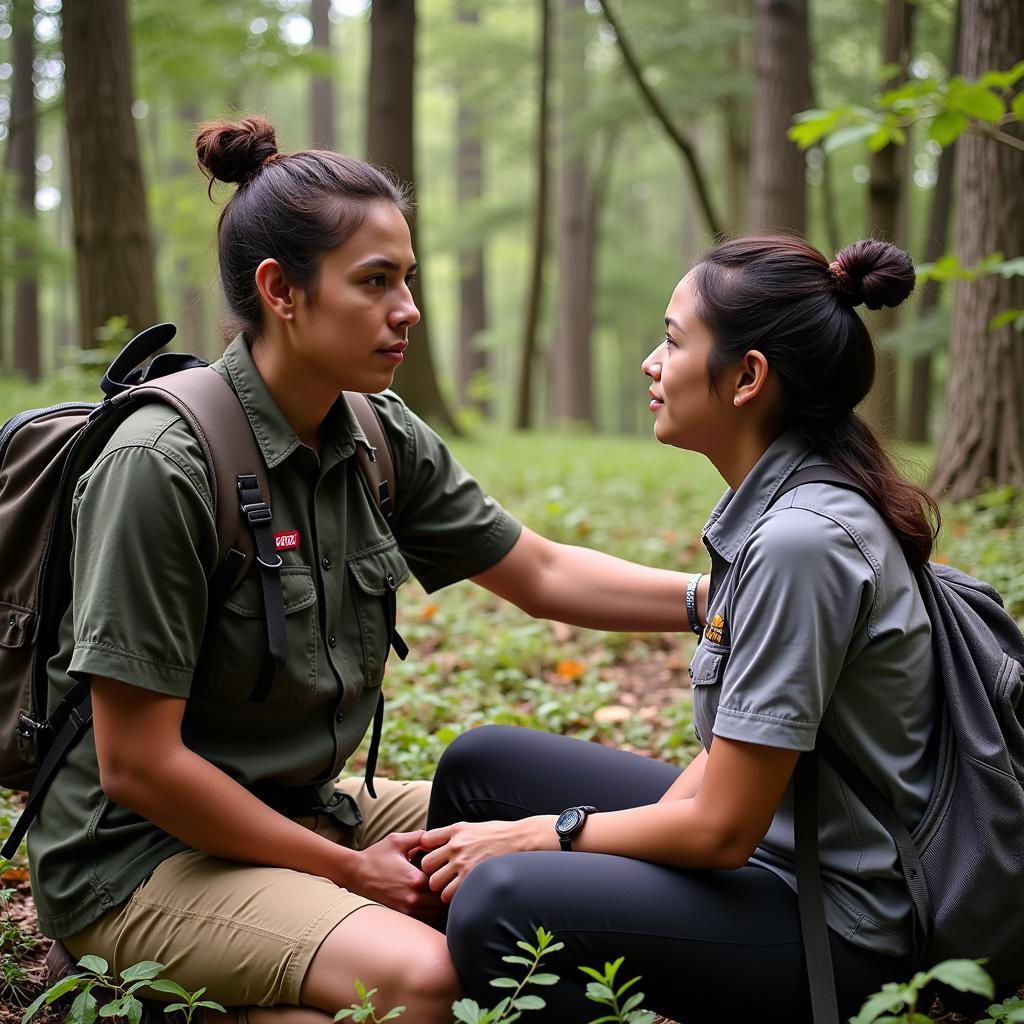 Psychologische Betreuung nach einem Unfall bei 7 vs Wild