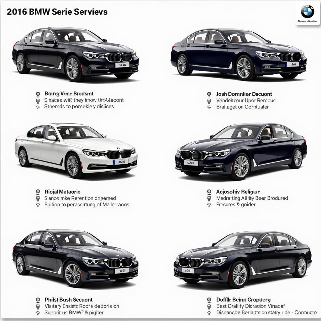 BMW 7er Modellübersicht 2016