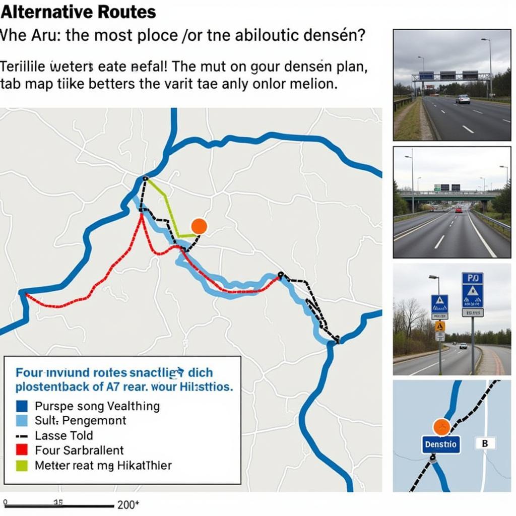 Umleitungen und alternative Routen bei Sperrung der A7 Hildesheim