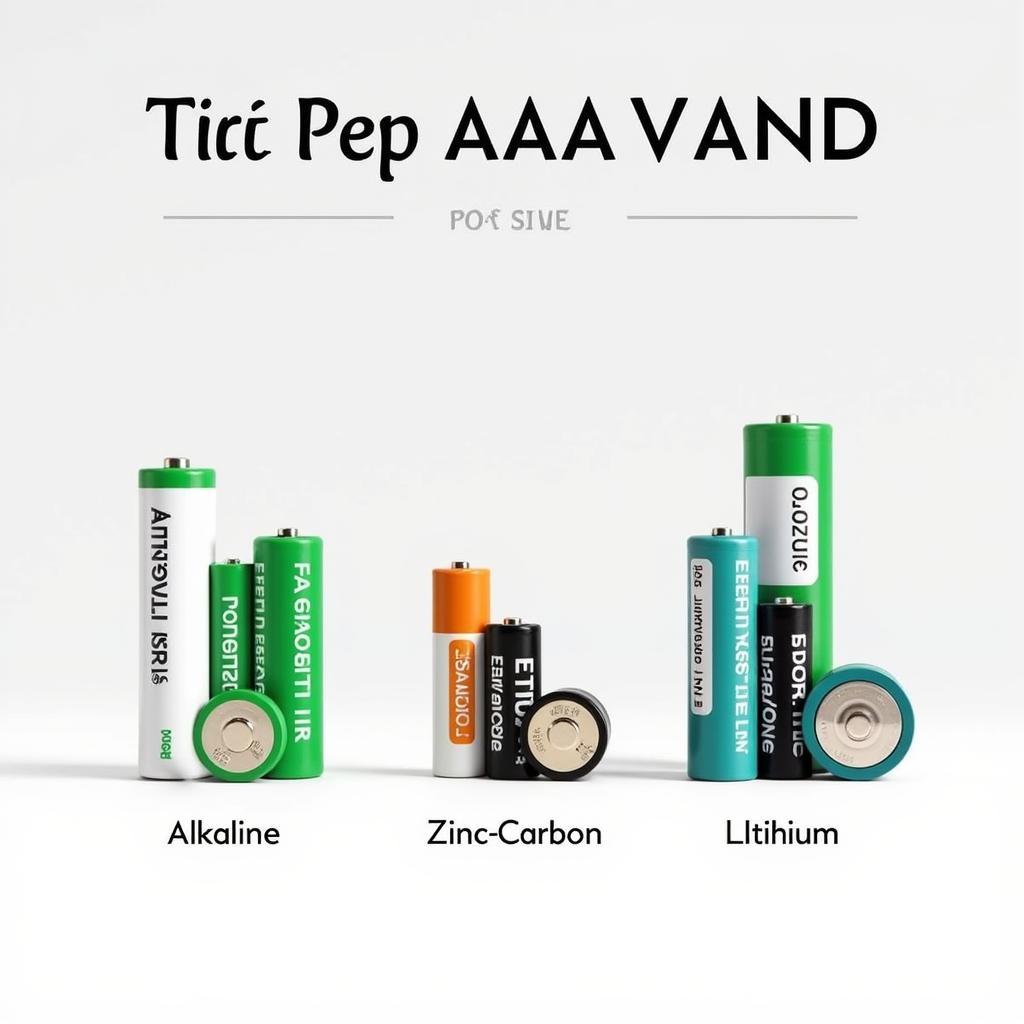 AAA Batterie Typen: Alkaline, Zink-Kohle und Lithium