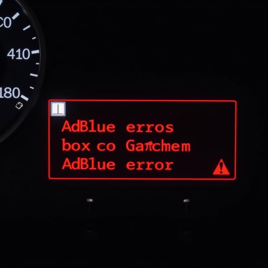 AdBlue-System Fehlermeldung im Benz X253