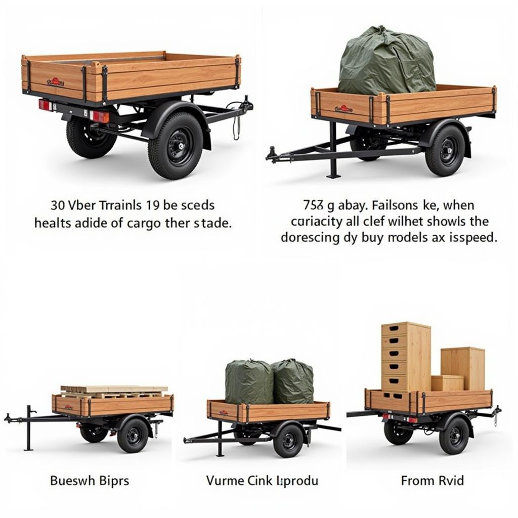 Verschiedene Agados Anhänger 750 kg Modelle