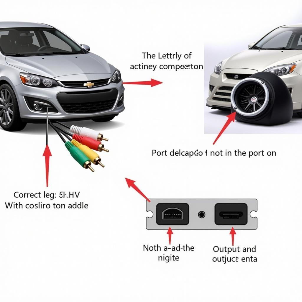 Signalverbindung zwischen Autoradio und aktivem Subwoofer