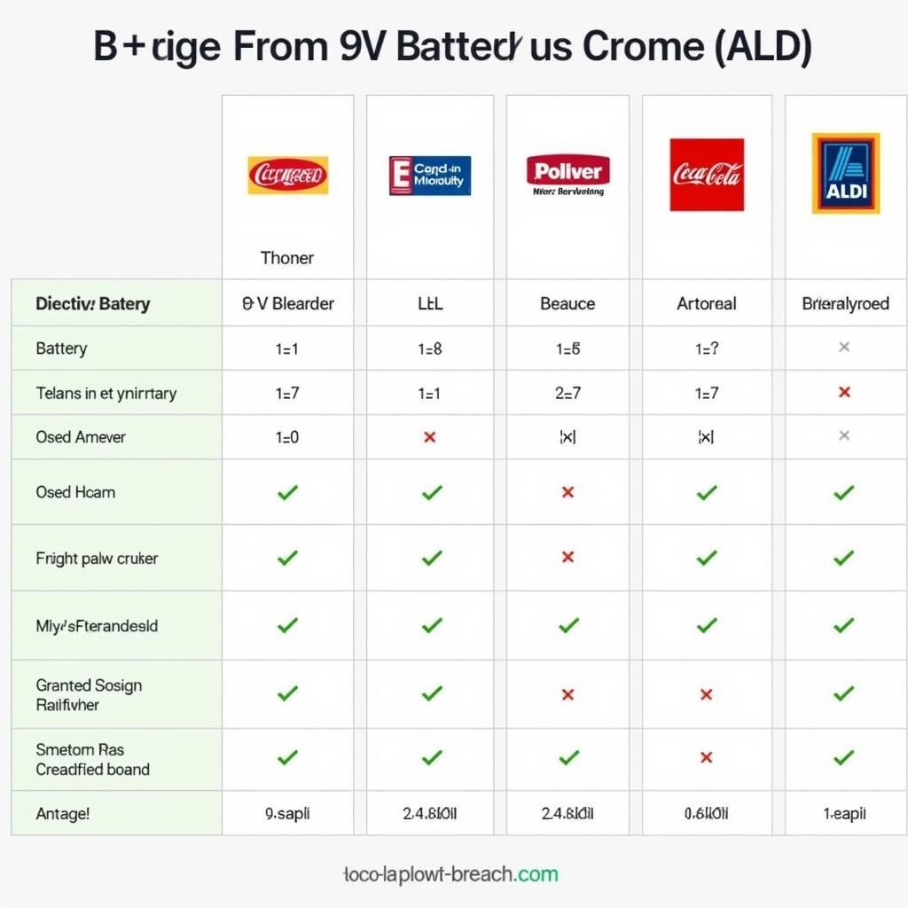 Aldi 9 Volt Batterie Preisvergleich mit Markenbatterien