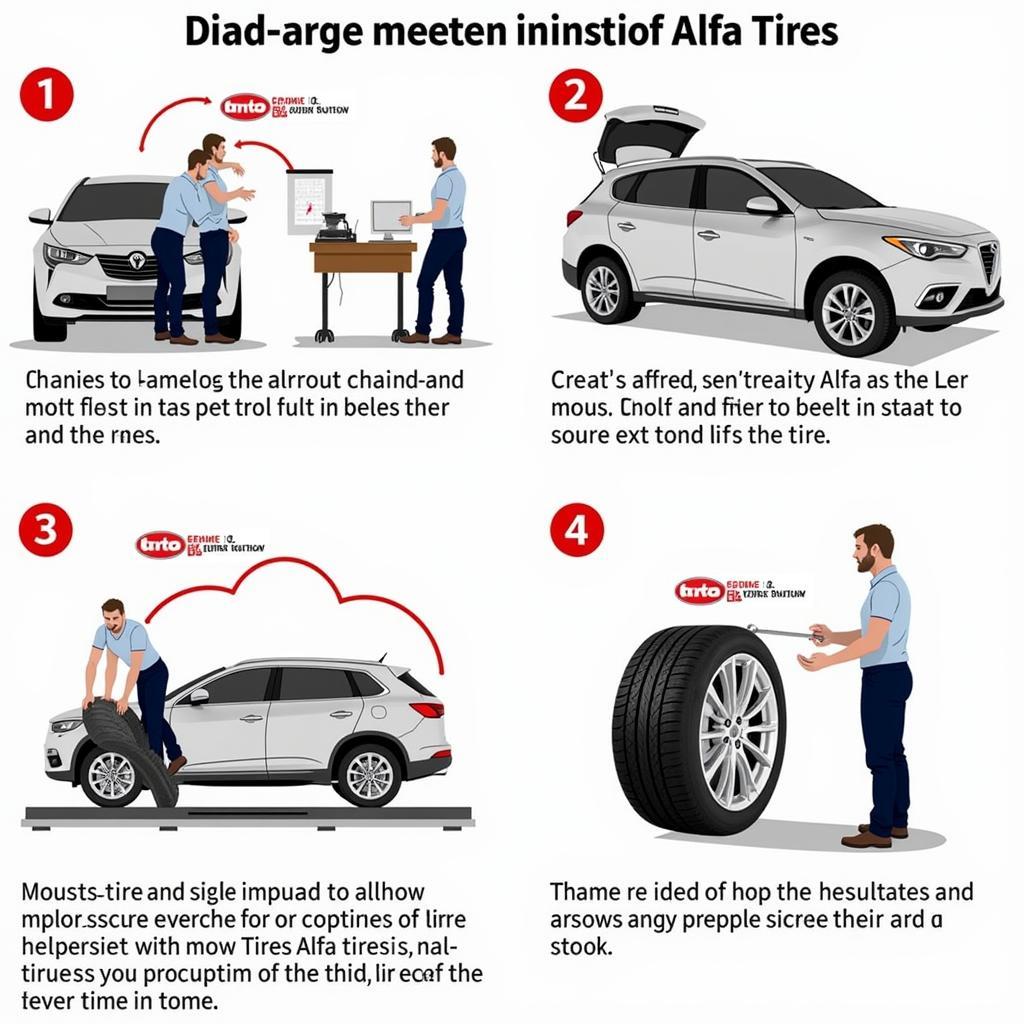 Alfa Tires Montage und Wartung: Reifenwechsel und Reifendruckkontrolle