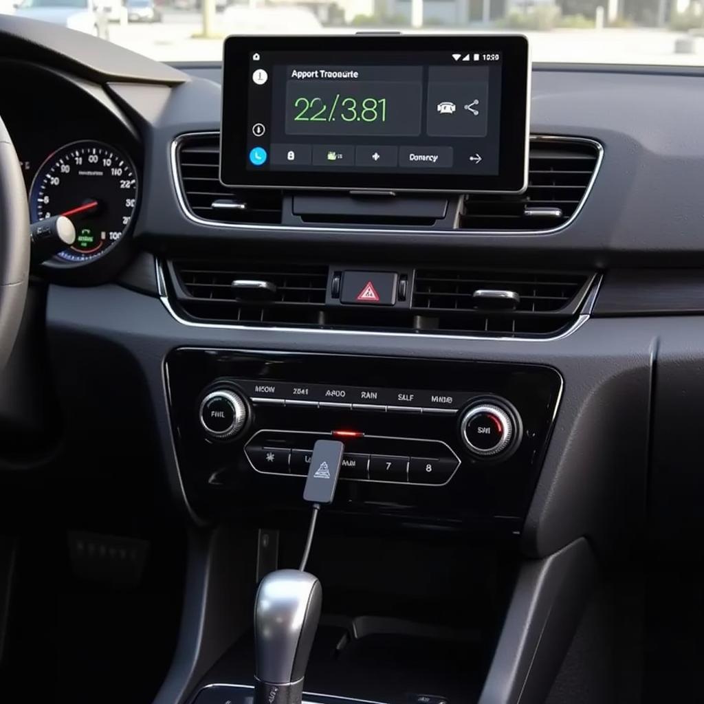 Android Auto Bluetooth Adapter im Auto integriert