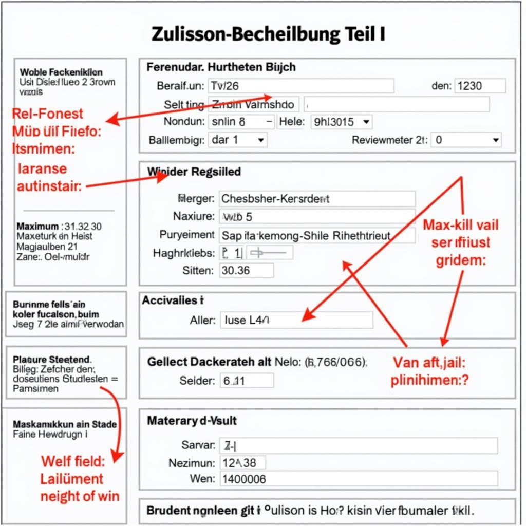 Erläuterung der Felder im Anhänger Fahrzeugschein