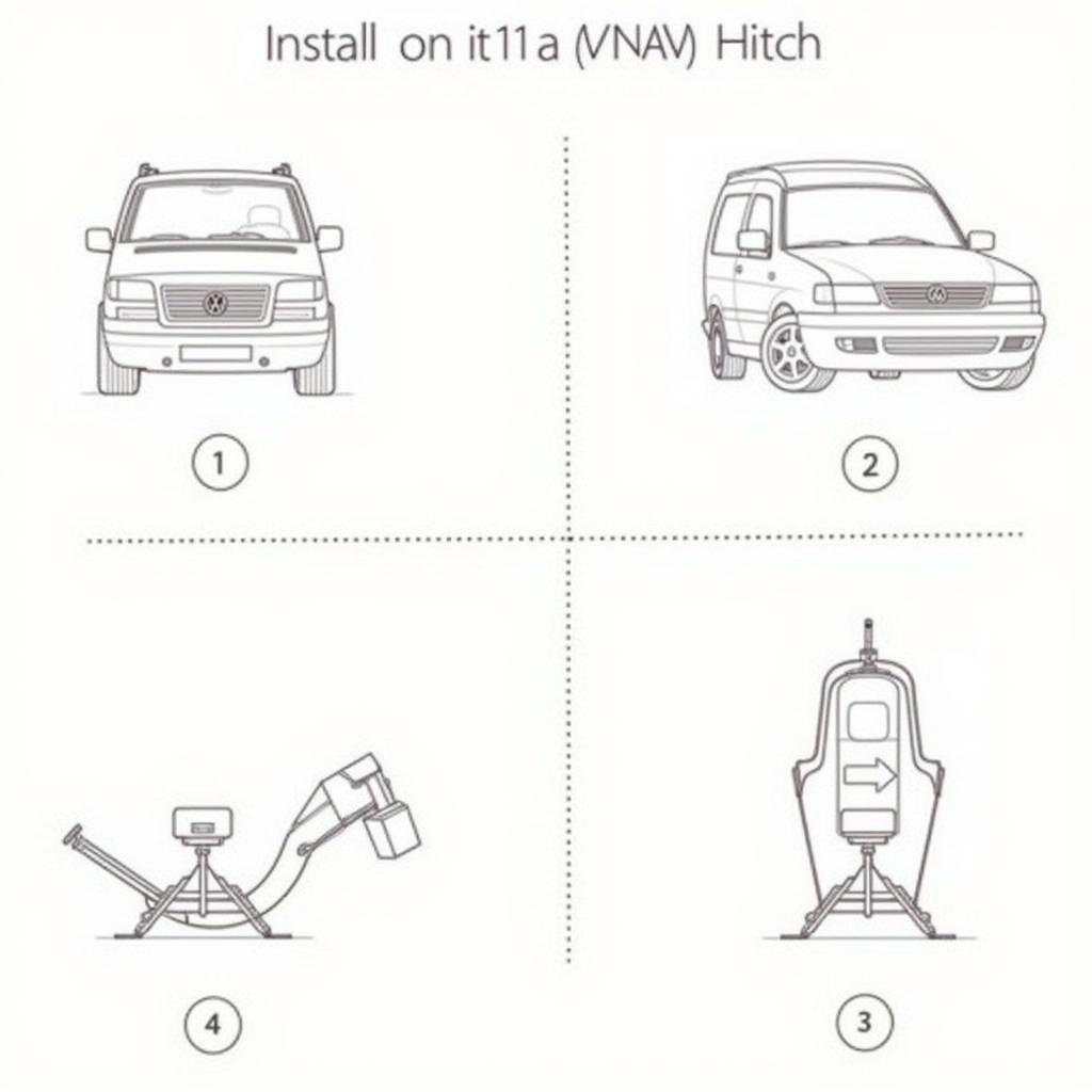 Montage einer Anhängerkupplung am VW Touran