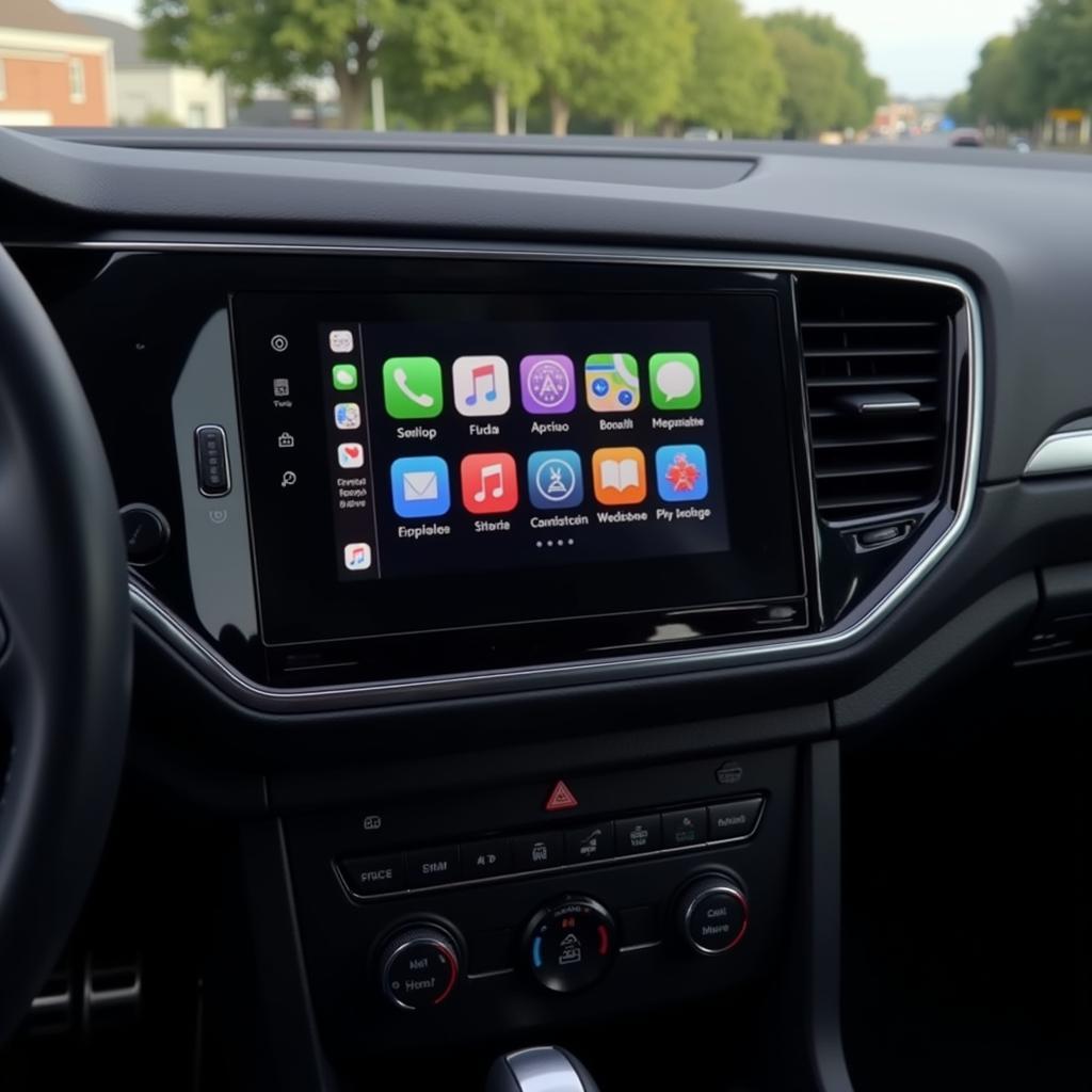 Integration von Apple CarPlay in einem Volkswagen