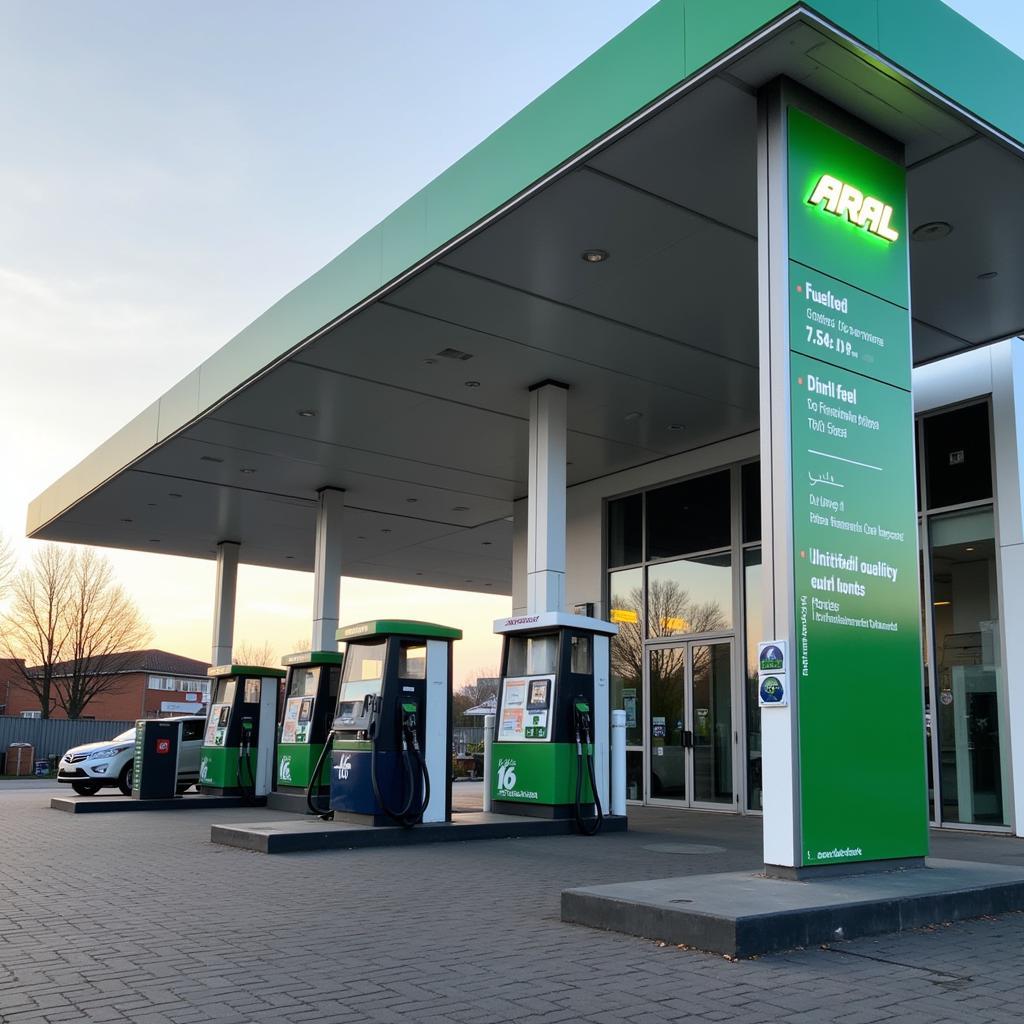 Aral Tankstelle in Waldkraiburg: Kraftstoffqualitaet und Service.