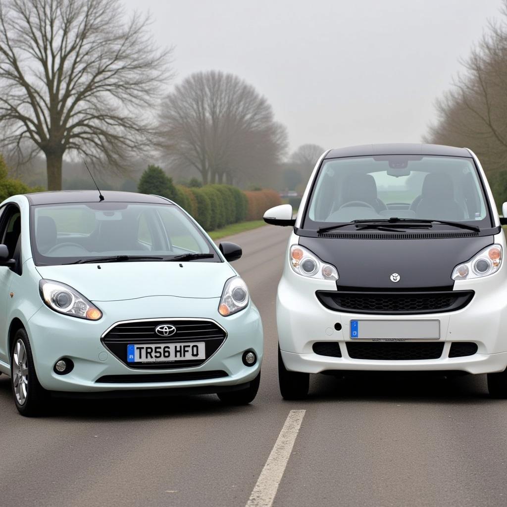 Vergleich zwischen Aston Martin Cygnet und Toyota iQ