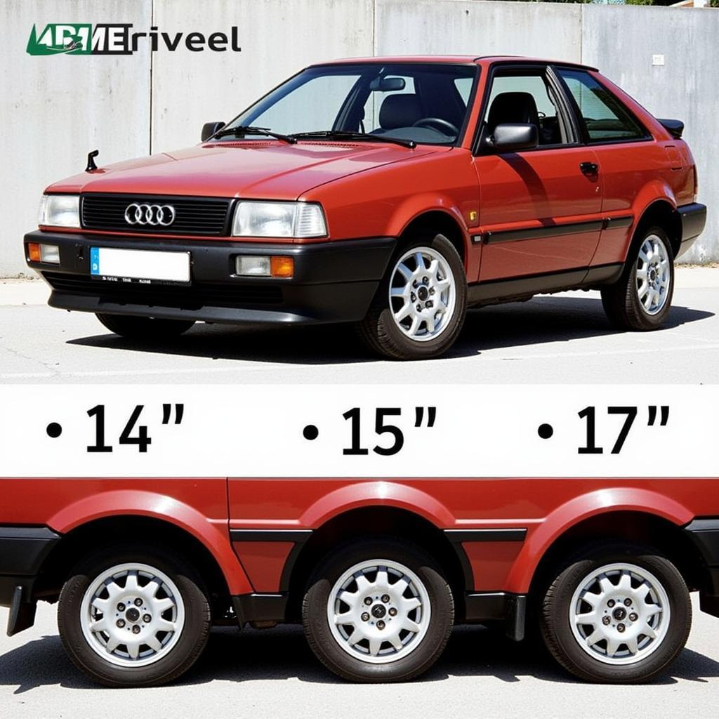 Audi 80 B4 Felgengrößen Vergleich