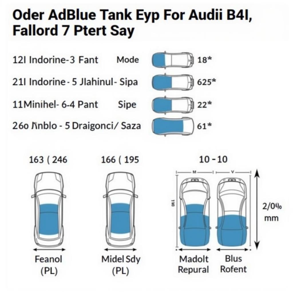 Füllmenge des AdBlue Tanks im Audi A4